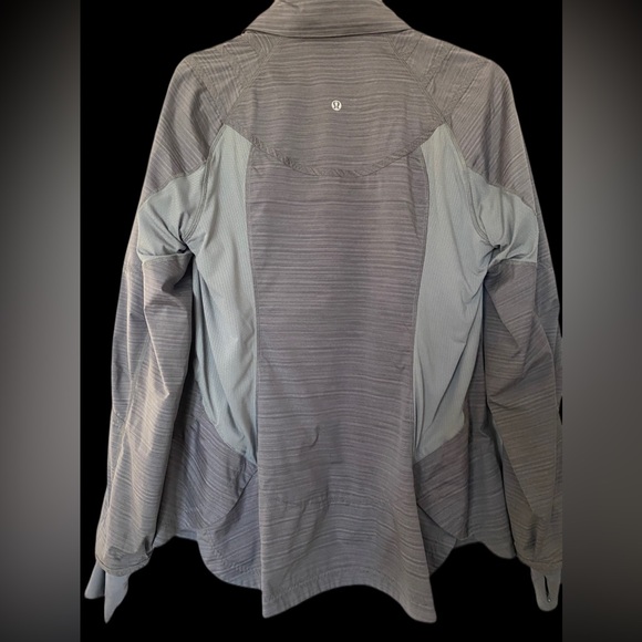 Lululemon Run Make a Break Jacket Grey Size 10/12 - Picture 4 of 7